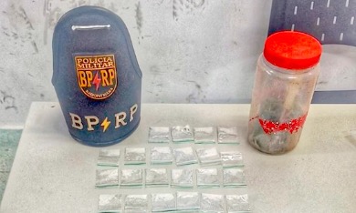Radiopatrulha prende suspeito por tráfico de drogas em São Cristóvão